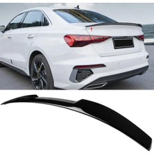 Carmind Audi A3 Sedan M4 Bagaj Üstü Piano Black Spoiler 2021-