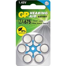 Renas Store Gp ZA675 6lı Işitme Cihazı Pili - PR44,AC675,DA675