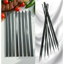 Yılmaz Nargile Adana Kebap Şişi 10 Adet 60 cm Silme 2 Mm- Tavuk Kanat Şişi 10 Adet,kıyma Şiş,kanat Şiş,mangal Seti