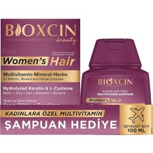 Bioxcin Womens Hair 30 Tablet + Kadınlara Özel Multivitamin Şampuan 100 ml Hediye