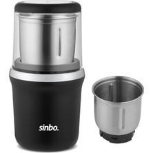 Sinbo SCM-2982 Kahve ve Baharat Öğütücü - Siyah / Gümüş - 200 Watt