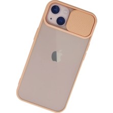 Renas Store Newface Iphone 13 Kılıf Palm Buzlu Kamera Sürgülü Silikon - Pembe