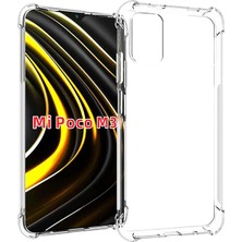 Renas Store Xiaomi Poco M3 Kamera Korumalı Shockproof Darbe Emici Silikon KILIF-(5775)