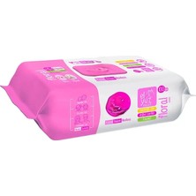 Belirtilmemiş Kişisel Bakım Havlusu 100'LÜ Floral
