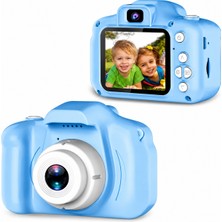 Qasul Eğitici Mini 1080P Çocuklar Için Dijital Fotoğraf Makinesi 5 Oyunlu Hediye Fotograf Makinesicmr9