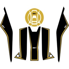 Gp Kompozit Zontes ZT250T-G 2026 Uyumlu Tank Pad Bronz