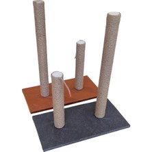 Renas Store Ikili Kedi Tırmalama Tahtası 40 cm - 70  cm Çeşitli Renklerde