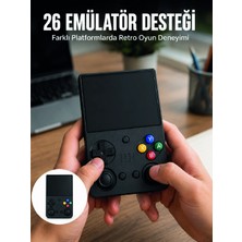 Renas Store LCD Retro Oyun Konsolu Tv Bağlantı Destekli Çift Analog Joystick El Tipi Konsol