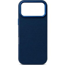 Bg Store Iphone 17 Pro Max Ile Uyumlu Kamera Lens Koruma Çıkıntılı, Metal Kamera Lens Çerçevesi ve Tuşlar Bequantity Lacivert