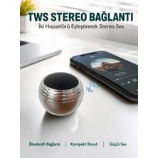 Belirtilmemiş Mini Hoparlör Derin Bas Tws Bağlantı Şarjlı Model Yeni Nesil