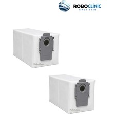 Roboclinic Roborock Qrevo Curvx Robot Süpürge Uyumlu Yedek Parça Toz Torbası 2 Adet