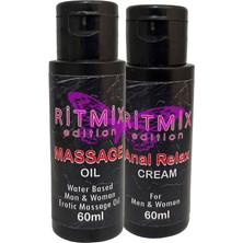 Kap Kaç Ritmix 60 ml Erotikmasaj Yağı + 30 ml Bay Bayan Analreıax Krem