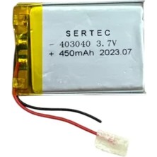 Renas Store 403040 3.7V 450 Mah Li-Polymer Pil (DEVRELI/1.5A)