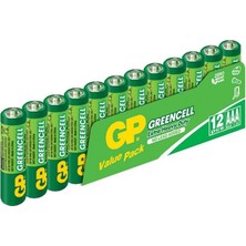 Renas Store GP24-12 Greencell Ince Aaa 12LI Çinko Karbon Pil