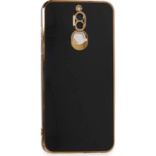 Renas Store Huawei Mate 10 Lite Kılıf Volet Silikon - Siyah