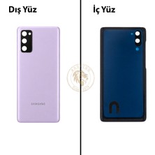 Arsking Samsung S20 Fe Lavanta Arka Pil Kapağı Batarya Kapağı Lazer Kesim Back Cover