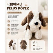 Vardem 20 cm Sevimli Peluş Köpek Oyuncağı – Yumuşak Dokulu Uyku ve Oyun Arkadaşı