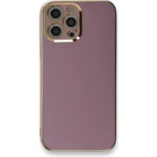 Renas Store Newface Iphone 12 Pro Max Kılıf Volet Silikon - Mor