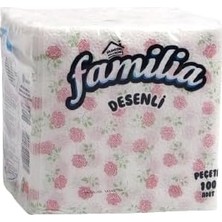Bg Store Tek Katlı Desenli Peçete 100 Adet