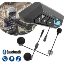 Astraltech Motosiklet Kaskı Için Bluetooth Kulaklık Hands Free Çağrı Özellikli