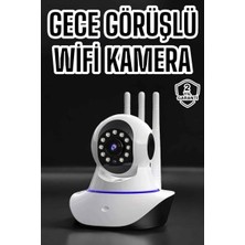 Renas Store Ev Kamerası Wifi Kamerası Video Kayıt Çift Yönlü Hareket Sensörü Bebek