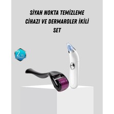 Valor Dermaroller ve Vakumlu Siyah Nokta Temizleme Cihazı 2’li Cilt Bakım Seti