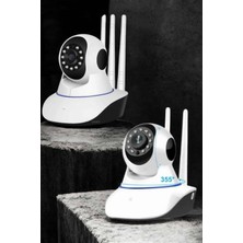Astraltech Wifi Kamerası Çift Yönlü Bebek Güvenlik Kamerası Gece Görüşlü