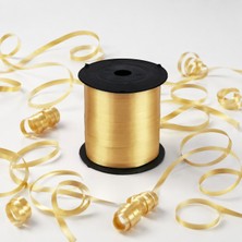 Alet Çantam Sarı Renkli Rafya Şerit Kurdele Rabant Balon Hediye Paketi Ipi Süsleme Şeridi 8mm x 200MT