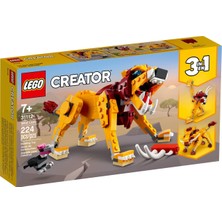 LEGO Creator 3’ü 1 Arada Vahşi Aslan 31112 Çocuklar Için Hayvan Oyuncakları Içeren 3’ü 1 Arada Oyunc
