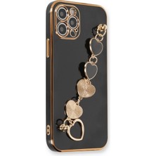 Magicool Iphone 12 Pro Max Kılıf Esila Silikon - Siyah