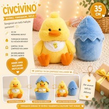 Bg Store Özgüner Sürpriz Yumurta Civcivino – Yumurtadan Çıkan Sevimli Peluş Civciv – Çocuklar Için Koleksiyonluk Oyuncak – Hediye ve Eğlenceli Sürpriz (Mavi)
