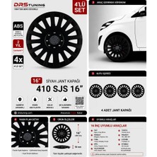Drs Tuning Volkswagen Uyumlu 16 Inç Kırılmaz Parlak Siyah Jant Kapağı 1 Takım 4 Adet NO:410
