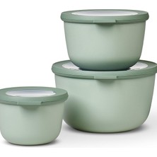 Mepal Set Cirqula Round 3 Pcs (500+1000+2000) - Nordic Sage