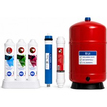 Roby Kapalı Kasa Su Arıtma Cihazları Için Nsf Sertifikalı Su Arıtma Filtre Seti +8 Litre Paslanmaz Çelik Su Arıtma Tankı