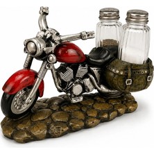 Renas Store Polyester Motosiklet Figürlü Tuzluk Biberlik Seti ALK5614
