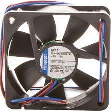 Ebmpapst 612F Dc Aksiyel Fan 12V 60X60X15MM Bilyalı Yatak Ultra Ince (Slim)