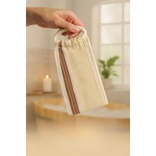 Nacario Uzun Saplı Banyo Sırt Kesesi – Ölü Deri Temizleyici ve Peeling AMAÇLI%100 Floş Ipek Kese