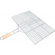 Beruflic Orta Boy Mangal Izgarası - 40X30 cm - Ahşap Saplı
