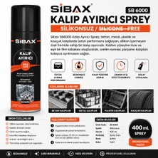 Sibax SB6000 Kalıp Ayırıcı Sprey Silikonsuz 400 ml (1 Adet)