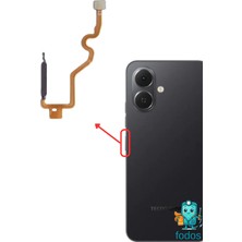 Fodos Tecno Spark Go 2 Parmak Izi Okuyucu Film Flex Km4 Uyumlu