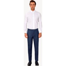 Ysf Erkek Lacivert Spor Kot Regular Fit Pantolon