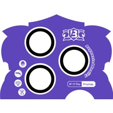 TeknoKapsül iPhone 17 Pro Max Bilvis Titan Kamera Lens - Gümüş