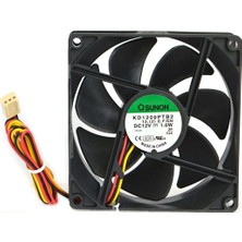 Sunon KD1209PTB2 Aksiyel Soğutma Fanı 12V Dc 92X92X25 mm - Bilyalı Rulmanlı