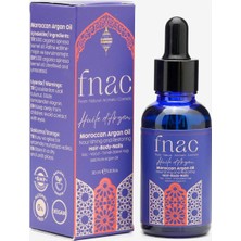 Nacario Fnac |%100 Saf Argan Yağı | Saç & Cilt & Tırnak Bakım Yağı | 30 ml Cam Damlalık + Sprey Başlık