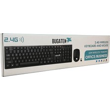 Nacario Bgkms 2.4ghz 1600DPI Kablosuz Klavye + Mouse Set