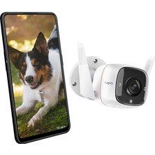 Mey İthalat Tp-Link TC65, 2k 3mp, Hareket Algılama, IP66 Su Geçirmez, 30M Gece Görüşü, Çift Yönlü Ses, Bulut/yerel Depolama, Sesli ve Işıklı Alarm, Dış Mekan Wi-Fi/ethernet Güvenlik Kamerası
