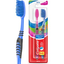 Mey İthalat Colgate Extra Clean Colors 1+1 Diş Fırçası