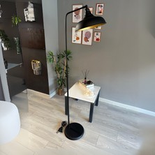Bamyum Dimmerli Işığı Ayarlanabilen Işığı Artırılıp Azaltılabilen Siyah Hareketli Başlık Metal Lambader