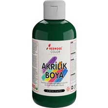 Mey İthalat Red Rose Koyu Yeşil Akrilik Boya 250 gr