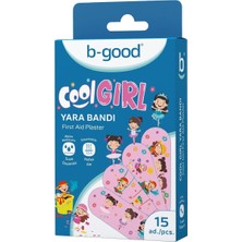 Mey İthalat B-Good Cool Girl Kız Çocuk Yara Bandı 15'li